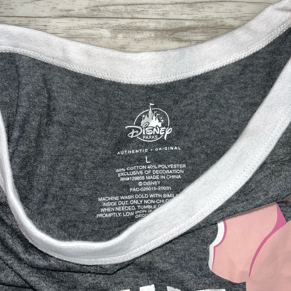 Disney Parks Gray Tshirt Size Large NWT - Picture 2 of 3